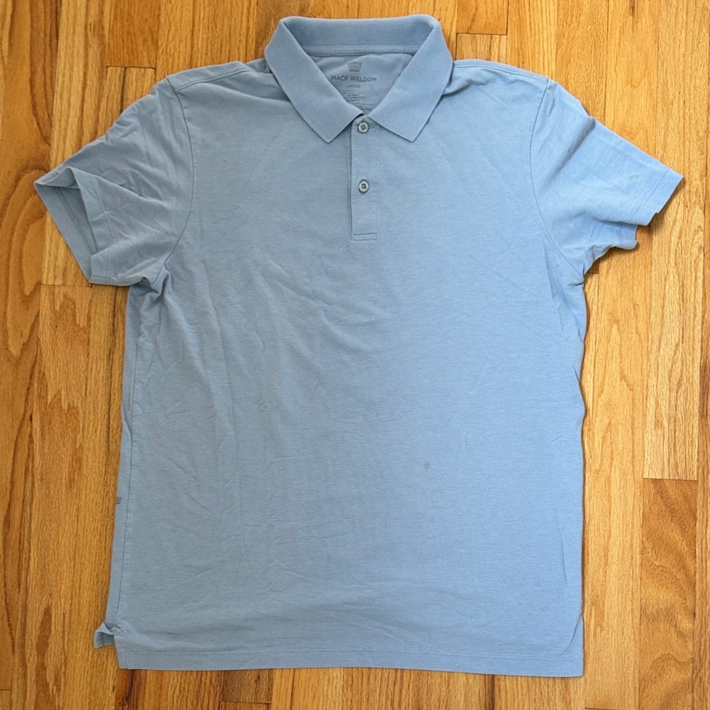 Mack Weldon Sky Blue Polo Shirt
